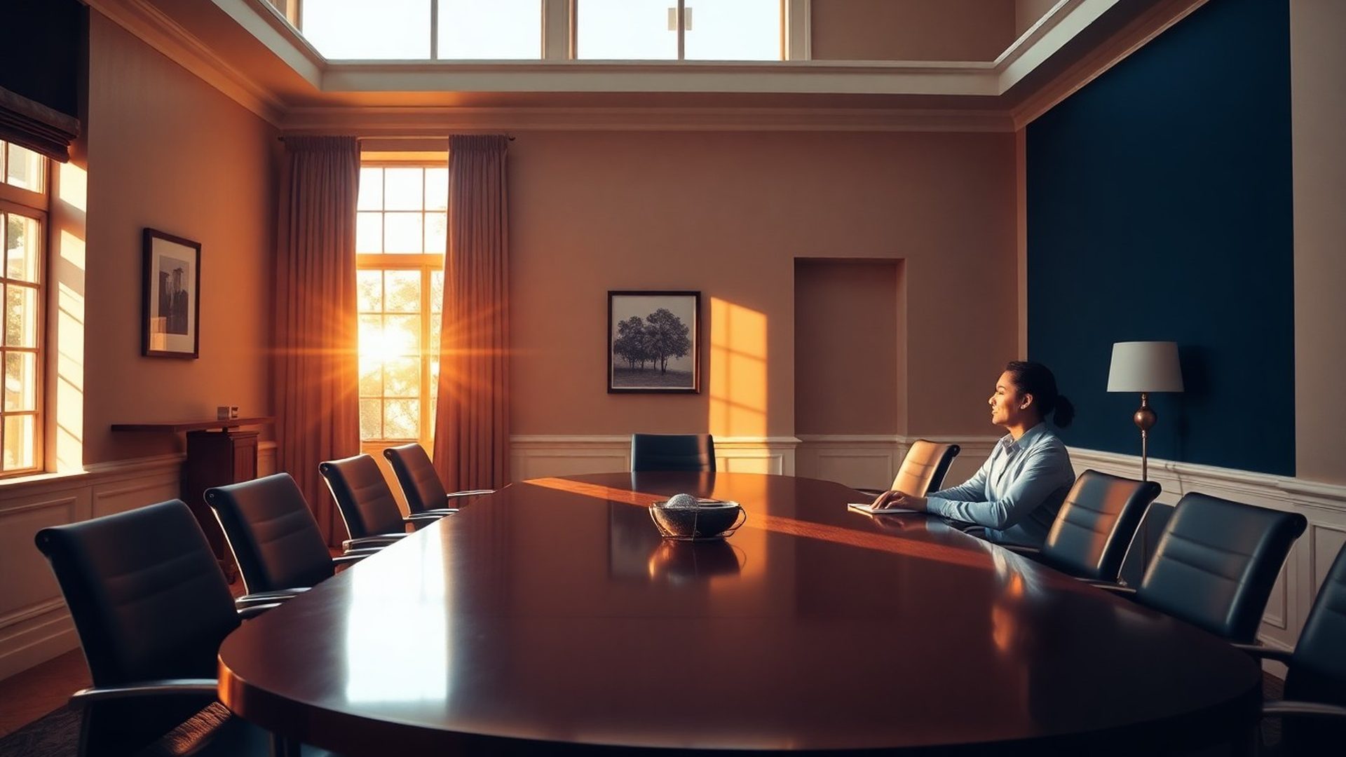 Sunlit boardroom in a Pietermaritzburg professional services office